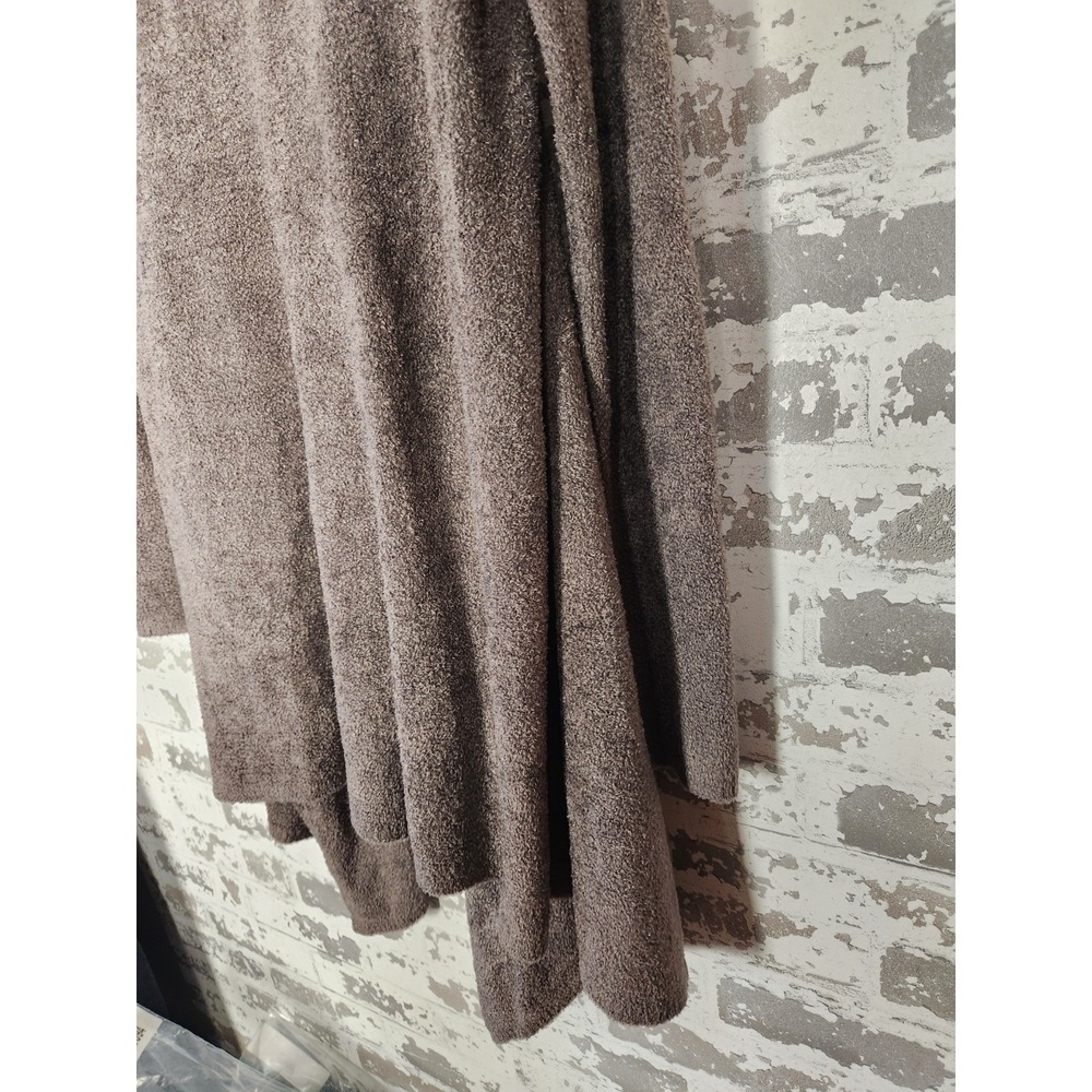Barefoot Dreams Cardigan Womens S/M Brown CozyChic Lite Open Front Wrap Lounge - Picture 11 of 16